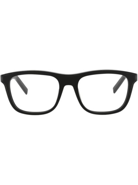 Berluti Square-Frame Acetate Optical Frames Black Black Transparent (BL50013U-54-001)