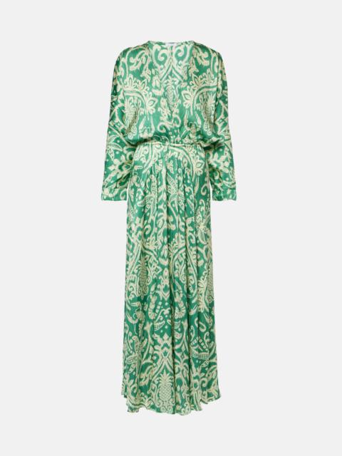 Ilona printed maxi dress