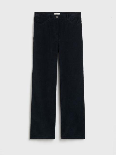 Straight cord trousers navy