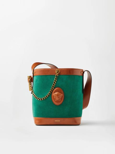 Pivot Small Suede Bucket Bag