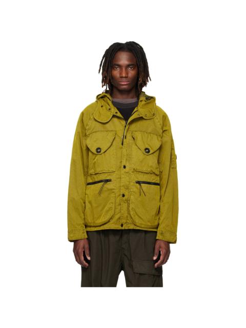 Khaki Panama-R Mixed Goggle Jacket