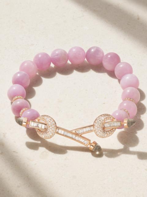 Chakra 18-karat Rose Gold Multi-stone Bracelet