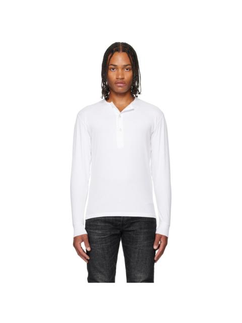 White Rib Henley