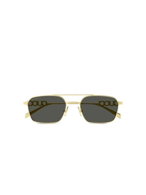 navigator-frame sunglasses