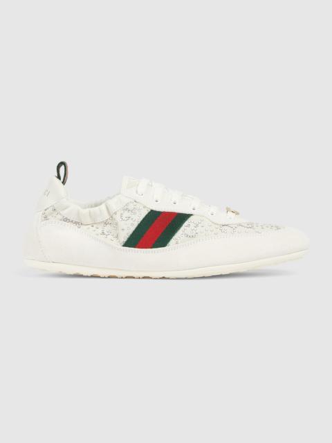 Women's Gucci Shift GG crystal sneaker