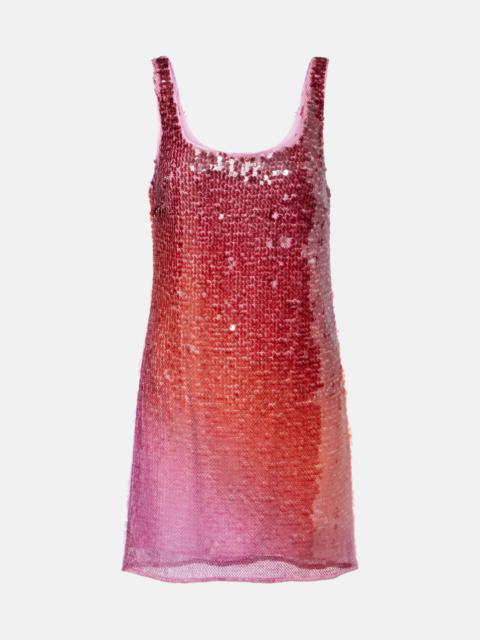 Alayna ombré sequined minidress