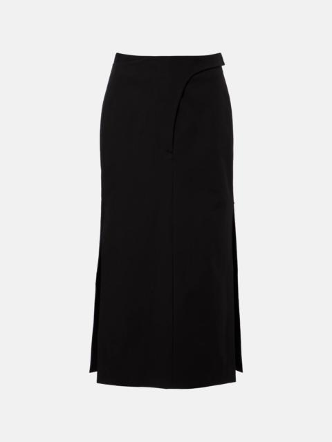 Velo cotton pencil skirt
