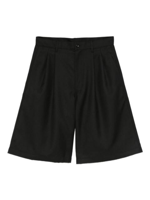 pleated shorts