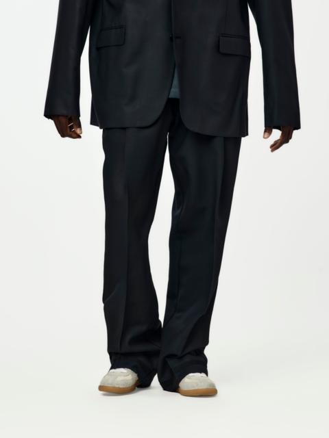 WOOL MOHAIR TROUSERS (MIDNIGHT BLUE)