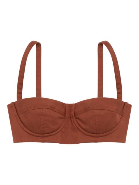 Bra Terracotta - Gabardine