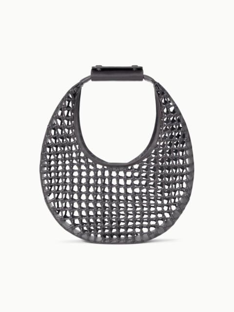 STAUD MOON HAND-KNOTTED TOTE BAG ESPRESSO