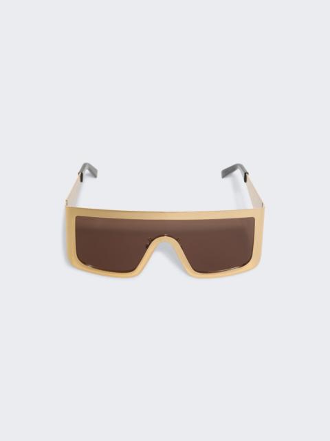 Square Mask Sunglasses Gold