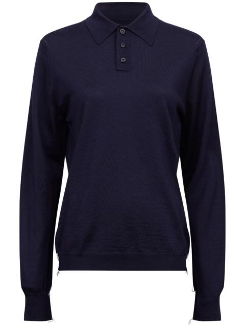 wool polo jumper