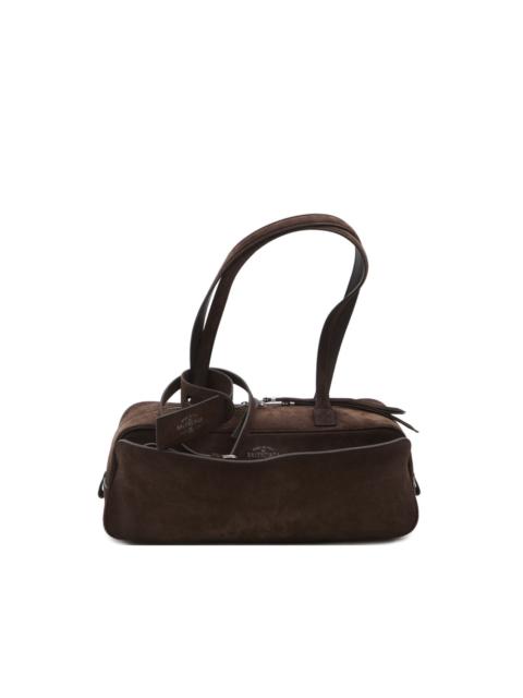 Carrie clip two-top-handles bowling shoulder bag