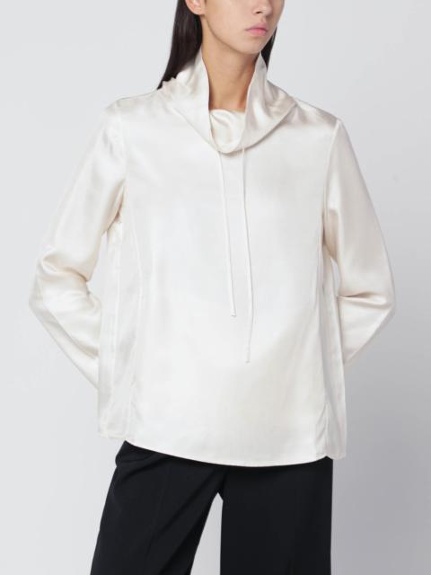 Ivory Cyna silk blouse