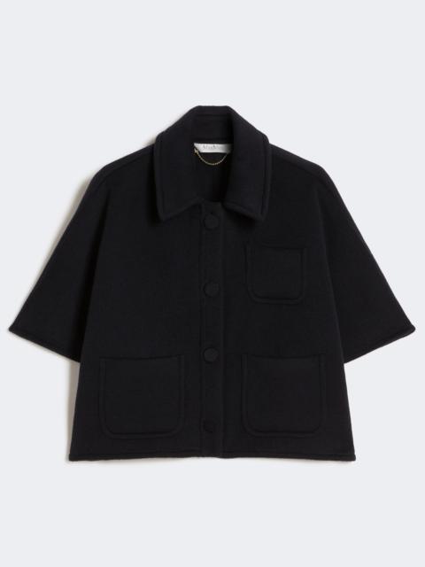 Lightweight cashmere cape - ULTRAMARINE