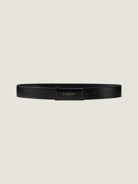 LABEL BELT IN BOX LEATHER
