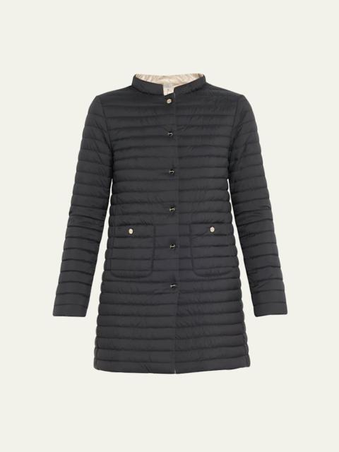 Reversible A-Shape Quilted Down Jacket