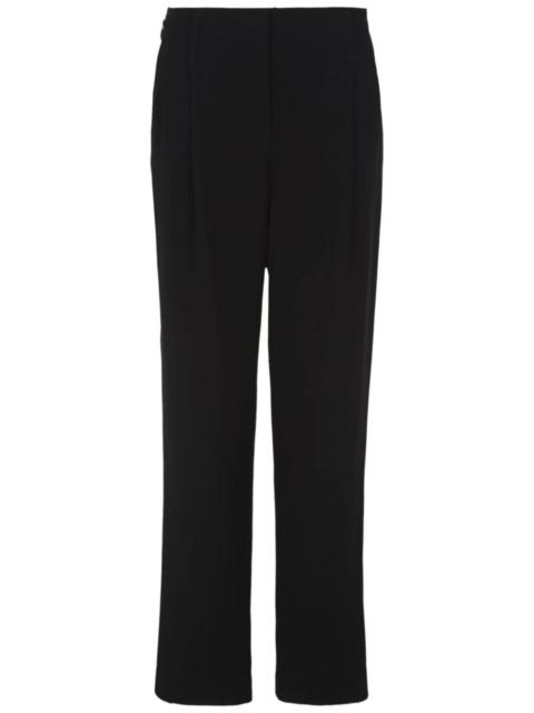 tailored straight-leg trousers