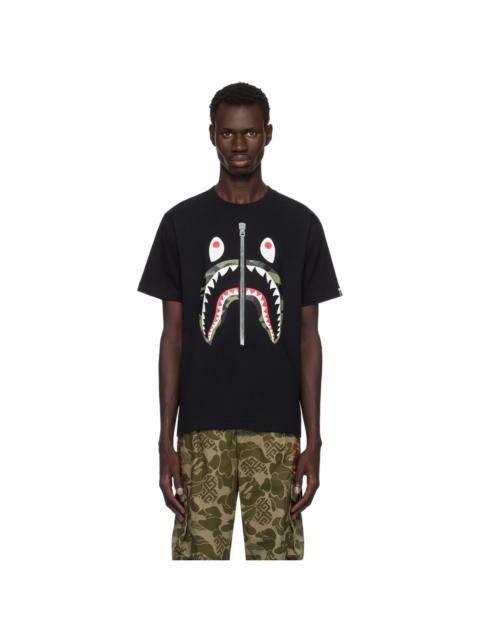 Black 1st Camo Shark T-shirt