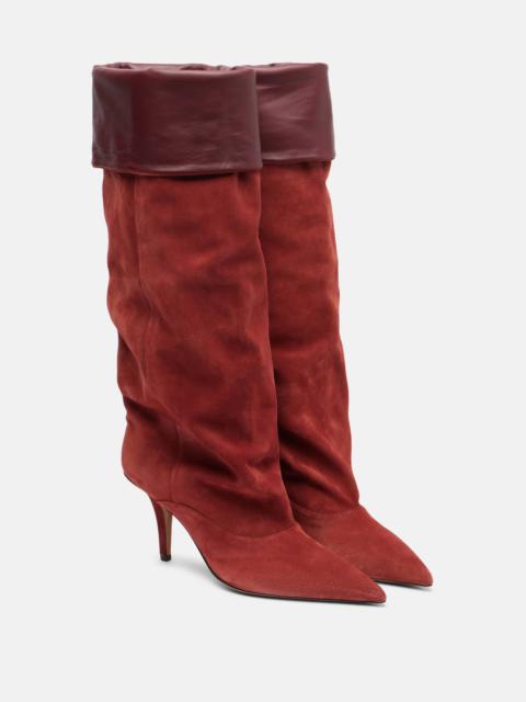 Ines 75 suede knee-high boots