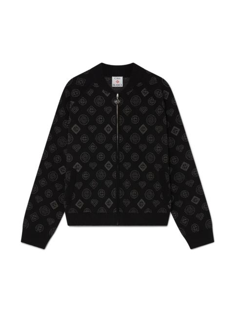 Monogram Jacquard Bomber Jacket | Casablanca Paris