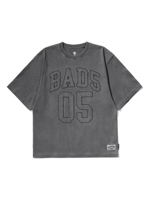 Li-Ning BadFive Logo Number Loose Fit T-shirt 'Washed Black' AHST293-3