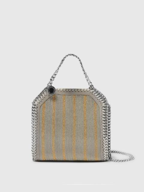 Limited-Edition Falabella Metallic Chain-Embroidered Tiny Tote Bag