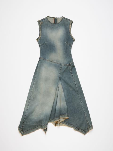 Demin sleeveless dress - Mid Blue