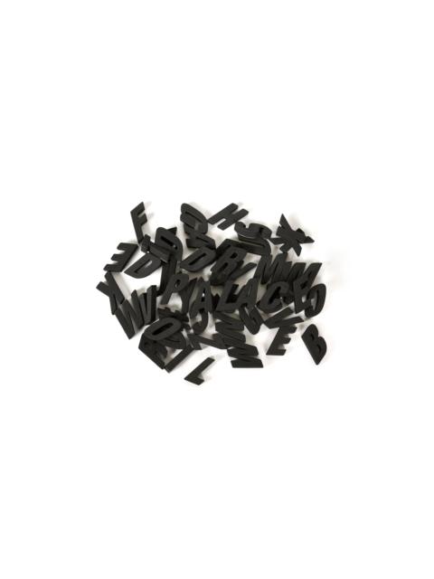PALACE ALPHABET FRIDGE MAGNETS BLACK