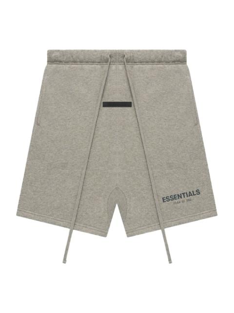 Fear of God Essentials FW21 Sweatshort Dark Heather Oatmeal FOG-FW21-148