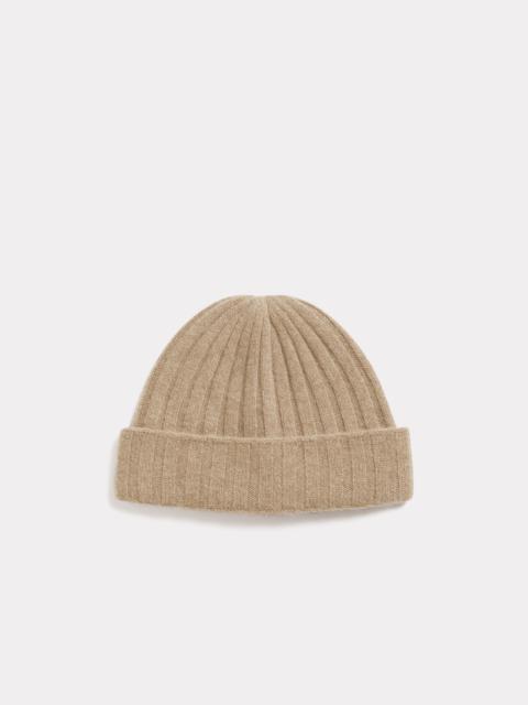 Cashmere beanie camel melange