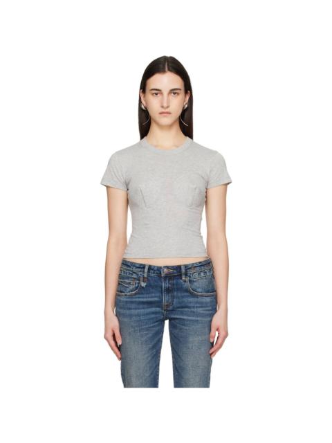 Gray Bullet Bra T-shirt