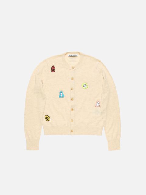 Cardigan Yak Wool - Acne Studios x Moomin - Oatmeal melange
