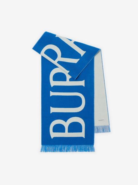Logo Wool Scarf