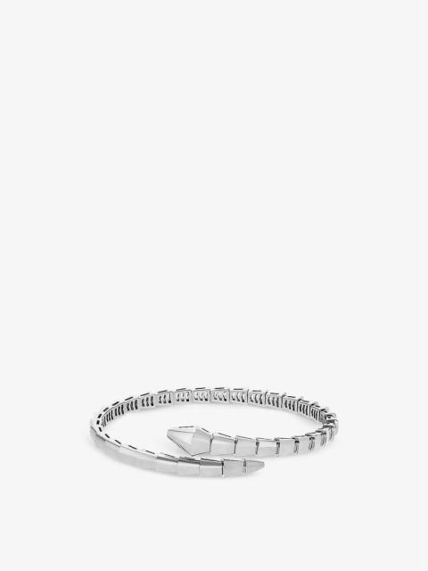 Serpenti Viper 18ct white-gold bangle bracelet
