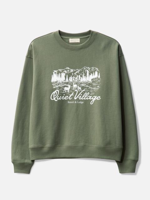 QUIET VILLAGE CREWNECK SWEATSHIRT