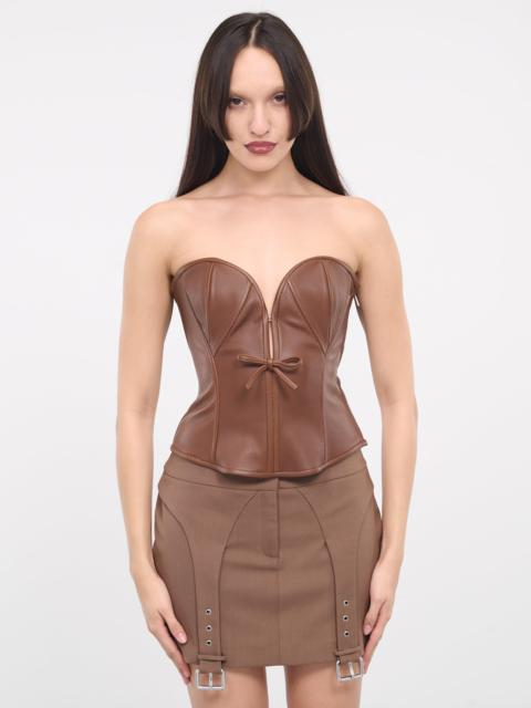 Nappa Leather Bustier Corset