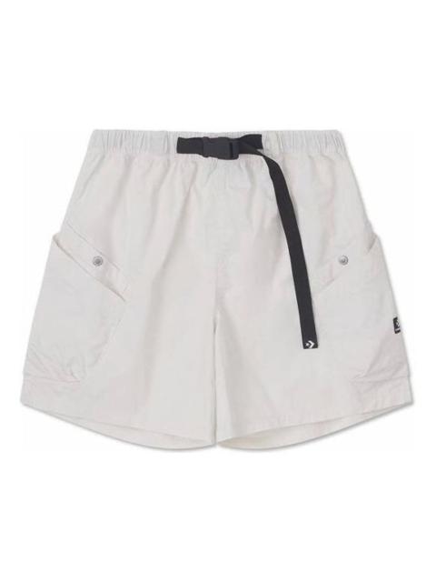 (WMNS) Converse Woven Utility Shorts 'Grey' 10026395-A01