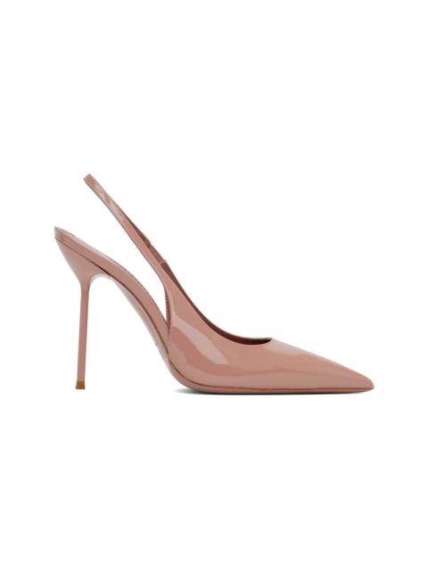 Pink Lidia Slingback Heels
