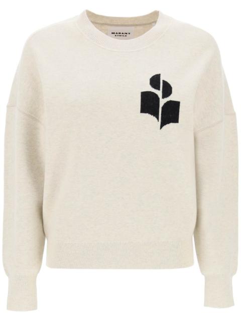 ATLEE SWEATER WITH LOGO INTARSIA