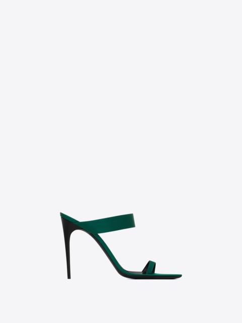 martha mules in crepe satin