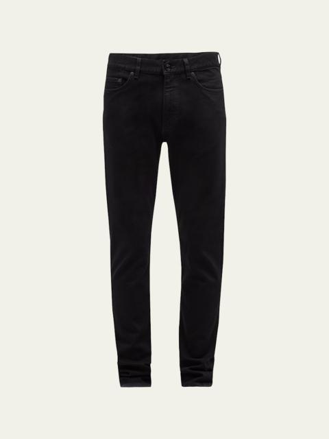 Men's 5-Pocket Black Wash Denim Jeans