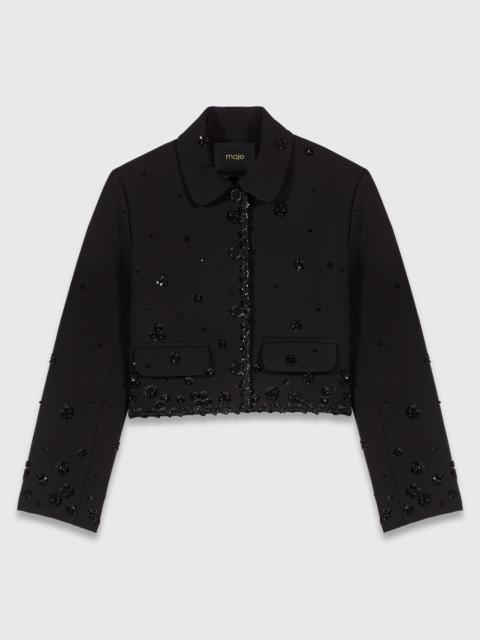 Short embroidered jacket