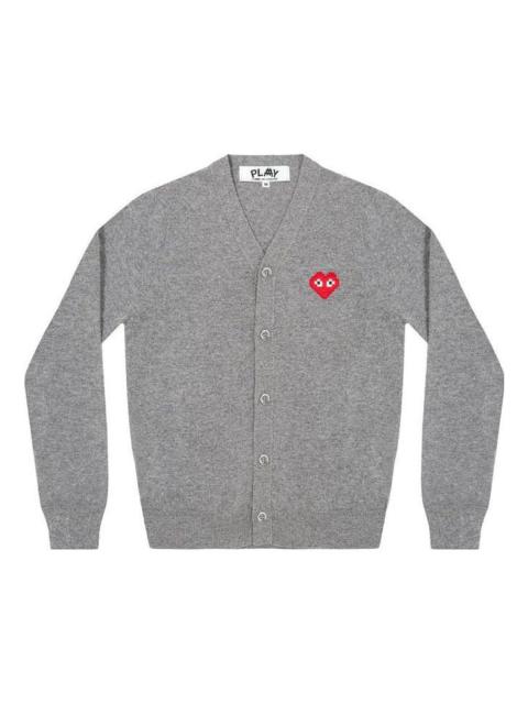 COMME des GARCONS PLAY x Invader Cardigan 'Grey' AZ-N084-051-2