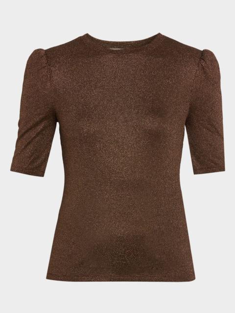 The Lurex Gather Top