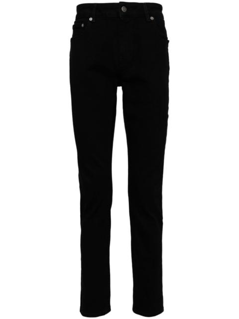 mid-rise skinny jeans