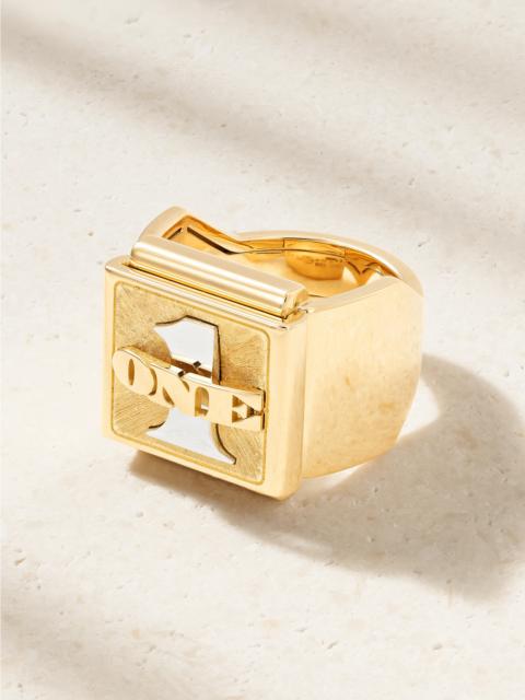 Buck Small 18-karat Yellow And White Gold Ring