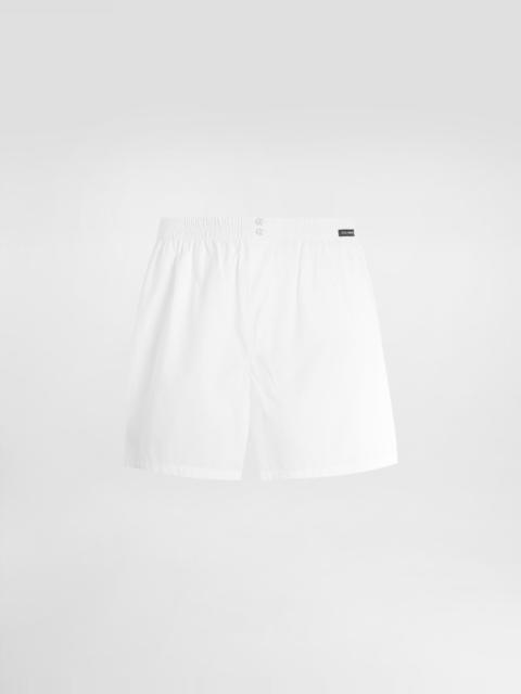 Cotton poplin boxer shorts