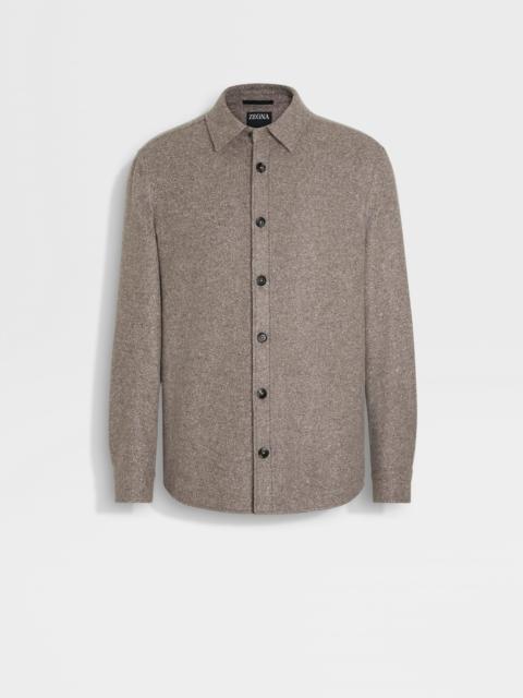 CASHMERE AND SILK OVERSHIRT